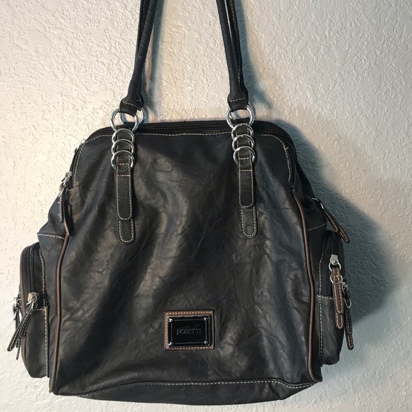 Black“Rosetti”Handbag - Picture 1 of 9